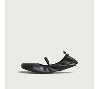 ALOHAS Women's Naira Barefoot Leather Ballet Flats Black UK 3.5