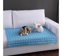 Aloka Olivia Yang Alfombrilla de Enfriamiento para Mascotas, Perro Gato Alfombrilla de Enfriamiento, almohadilla de enfriamiento automático, no tóxica y lavable, portátil, resistente a las mordeduras