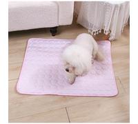 Aloka Olivia Yang Alfombrilla de Enfriamiento para Mascotas, Perro Gato Alfombrilla de Enfriamiento, almohadilla de enfriamiento automático, no tóxica y lavable, portátil, resistente a las mordeduras