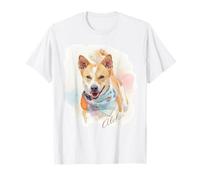 Aloka - The Walk for Peace Dog Spreading Hope Watercolor T-Shirt