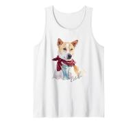 Aloka - The Walk for Peace Dog Spreading Hope Watercolor Tank Top