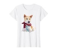 Aloka - The Walk for Peace Dog Spreading Hope Watercolor Value Graphic T-Shirt