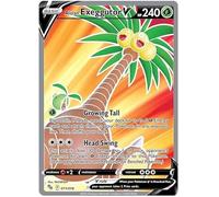Alolan Exeggutor V 071/078 Rare Ultra Pokemon Card (Pokemon GO Special TCG Set) + 1x TitanCards® Toploader