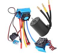 Alomejor 1/10 RC Engine Without a Broom 3650 2300KV Combo High Touble Signal Losing Protection for Beginners Aluminum Alloys