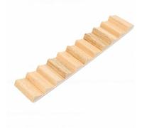Alomejor 1:12 Scale Miniature Stairs, Unpainted Wooden Dollhouse Staircase Pre Assembled for Realistic Scenes, with Easy Customization for Architecture Models
