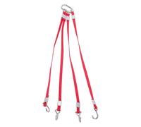 Alomejor 1/50 Scale Crane Model Accessory Chain, Heavy Duty Rigging Slings with Complete Set of Chains Straps Hooks, for Realistic Construction Vehicle Scenes and Diorama Displays (2)