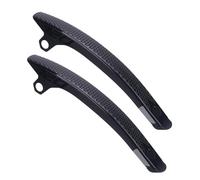 Alomejor 1 Pair Adjustable Bike Mud Guard, Extended Design Bicycle Mudflap Nylon Materials for Road Bike Tires Up to 38mm