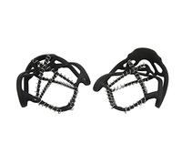 Alomejor 1 Pair Spring Ice Crampon Shoe Covers Anti Slip Design, Walk Traction Cleats for Stability, Suitable for Elderly Professionals, Rubber Stainless Steel, Shown, Walking on Snow (M)