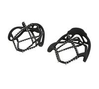 Alomejor 1 Pair Spring Ice Crampon Shoe Covers Anti Slip Design, Walk Traction Cleats for Stability, Suitable for Elderly Professionals, Rubber Stainless Steel, Shown, Walking on Snow (L)