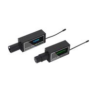 Alomejor 10 Channel UHF Wireless Microphone Transmitter Receiver with USB Rechargeable Battery for Sound Mixer Camera