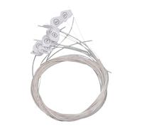 Alomejor 10 Pcs Oud Strings, Silver Plated Nylon Core Set for Arabic Oud, C C Tuning with MAP Technology Packaging