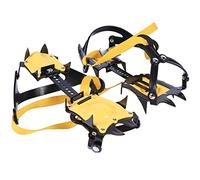 Alomejor 10 Teeth Crampons, Strap Binding Type Ice Grips Slip Resistant Cleats For Hiking Winter
