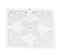 Alomejor 100pcs Adhesive Labels High-Sensitivity Electronic for Streamlined Warehouse Asset Management 50x50mm Size