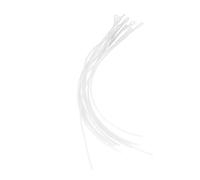 Alomejor 10PCS 50LB Fly Fishing Line Loops Connector Braided Fly Loop Line Fishing Tackle Accessory(White 50LB)