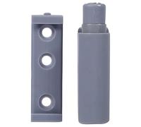 Alomejor 10pcs ABS Cabinet Hinge Push Damper Catch for Quiet Door Closing, Easy Install for Cabinets Drawers, Noise Reduction for Home Office Furniture (S)