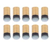 Alomejor 10PCs Billiard Snooker Pool Change Change Set Durable PU Leather Screw Accessories (10MM)