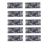 Alomejor 10Pcs Black NiMH Battery Charging Board Lightweight Excellent Performance Module for Hobbyists and Projects