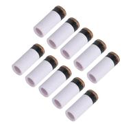 Alomejor 10PCS Snooker Pool Cue Tip Replacement Optional Size with 10mm 11mm 12mm and 13mm Cue Tips, No Glue or Tools Required (12mm)
