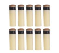 Alomejor 10PCS Snooker Pool Cue Tip Replacement Optional Size with 10mm 11mm 12mm and 13mm Cue Tips, No Glue or Tools Required (11mm)