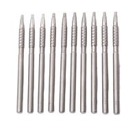 Alomejor 10Pcs Watch Hands Fitting Tool Stainless Steel Versatile Presser for Watch Hands Setting 0.0-1.4mm
