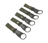 Alomejor 10pcs Water Bottle Holder, Nylon Plastic Quick Access Bottle Buckle for 12oz, 17oz and 25oz (Green)