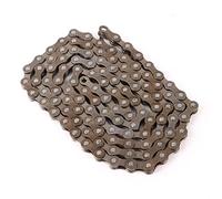 Alomejor 116 Left Universal Single Speed Mountain Bikechain, Strong and Durable, Increase The Car Speed for Roadbike Enthusiasts (Brown)