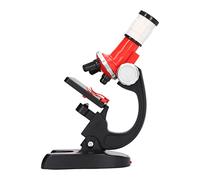 Alomejor 1200X Kids Microscope, STEM Educational Toy with LED Light and Complete Accessory Kit for Beginner Students