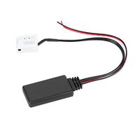 Alomejor 12Pin Car Bluetooth Module AUX IN Cable Adapter Plastic Copper Bluetooth AUX Cable V4.1 Streaming Hands Free Call for E60 E61 E62 Z4 X3 X5