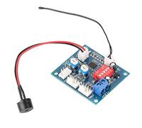 Alomejor 12V PWM Fan Speed Controller, 4 Wire Temperature Control Module with Alarm for DC CPU and Chassis Fans