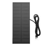 Alomejor 2.5W Solar Panel Polycrystalline Charger with 5V Type-C Output | Rainproof Polycrystalline Silicon Cell, Compact Portable Design, Compatible with Phones and Power Banks