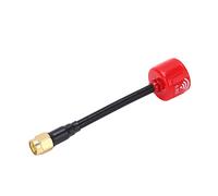 Alomejor 2.8 GHZ 2.5 DBI RHCP Antenna for DRON FPV RC, Light Durable Material (Red)