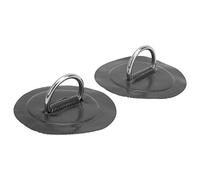 Alomejor 2 PCs Pad de Pad de Kano D-D-D-D-D-D-D-R-ring, Easy to Install, Adapted to the PVC Flot Surfing Panel on the High Resistance Fracture (Black)