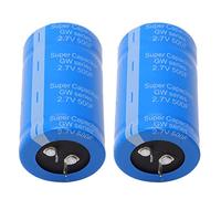 Alomejor 2 Pcs Super Capacitor 2.7V 500F Blue for Optimizing Automotive Battery Life