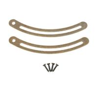 Alomejor 20 Set Vintage Copper Lid Support Hinge Rustproof Retro Lid Stay Hinge with Screw for Cabinet Box Furniture, Easy Installation for Wooden Boxes, Jewelry Boxes (Bronze Color)