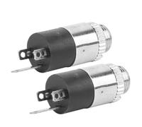 Alomejor 20Pcs 3.5mm Stereo Female Jack Audio Plug Adapter Reliable Socket for Audio Video Applications Durable Plastic/Iron Black/Silver