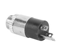 Alomejor 20Pcs Audio Socket 3.5mm Stereo Female Jack Sturdy Plug Connector for TV Home Use Plastic Material Black/Silver