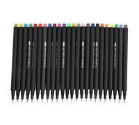 Alomejor 24 Fineliner Color Pens Set 24 Vivid Colors Precise Control for Artist Fine Ink Drawings and Coloring Small Patterns Plastic Material