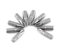 Alomejor 25mm Magnetic PH2 Bits, S2 Steel Construction