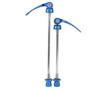 Alomejor 2Pcs Bicycle Skewers Bicycle Wheel Hub Skewers Mountain Bike Road Bike Axle Quick Release Skewer Lever(blue)