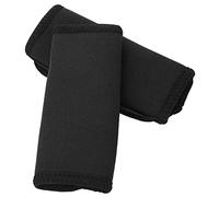 Alomejor 2PCS Kayak Paddle Grips Neoprene Non-Slip Paddle Grips Prevent Blisters and Callus for Canoe Boat Kayak Water Sports (Black)