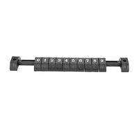 Alomejor 2pcs Table Football Counter 10 Numbers Scoring Score Counter Indicator for Standard Foosball Tables(Black)