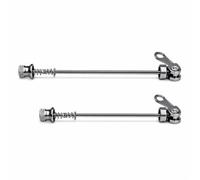 Alomejor 2pcs Titanium Bike Quick Release Skewers - Front & Rear Wheel Skewer Set for Road, Mountain, Gravel Bikes - Lightweight, Durable, Compatible with 9mm/10mm Axles