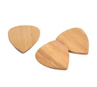 Alomejor 3 Guitar Picks Made of Olive Wood with Good Workmanship for Acoustic Guitars Decoration Play Tools