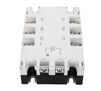 Alomejor 3 Phase Solid State Relay, Anti Shock Design (TSR-15DA-H) | Reliable for industrial automation, High pressure phenolic plastic, Fast switching speed