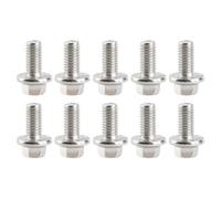 Alomejor 304 Stainless Steel Flange Bolt, M8 Hex Drive (M8*16)