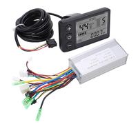 Alomejor 36/48V 500/750W Electric Bicycle Scooter Brushless Controller Kit with LCD 866 Display Meter 22A9 Tube