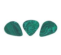 Alomejor 3PC's Malachite -Gitarten Picks Bright Clay, Portable, Durable Ideal for Plucking