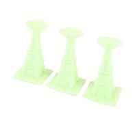 Alomejor 3Pcs Washing Machine Door Prop, Soft Silicone Door Stopper for Noise Reduction and Scratch Proof, with Slanted Design for Bathroom Bedroom (Green)