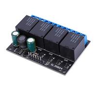 Alomejor 4-Channel Self-Locking Relay Module Low Level Control | High reliability, easy installation, DC 6-24V, ideal for automation