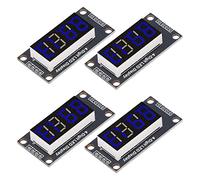 Alomejor 4 Digit Digital Display Module, Clear 0.36" LED 7 Segment Screen for Automation Applications, Sturdy PCB Construction, Compact Size (Blue MRA110D)